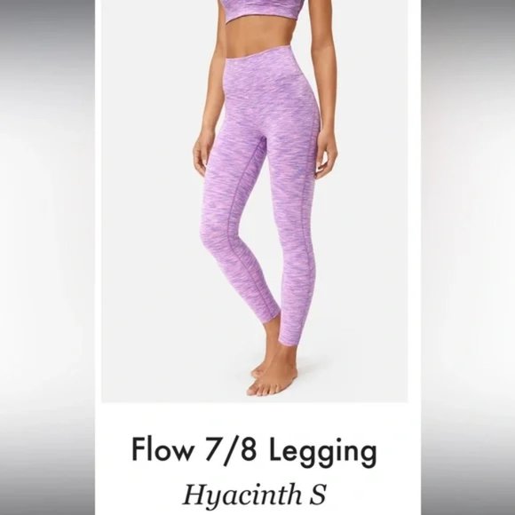 NWT Outdoor Voices Flow 7/8 Spacedye Leggings in Hyacinth, S - Picture 1 of 9
